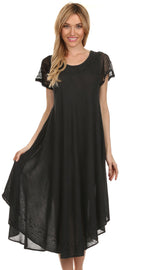 Women’s Relaxed Embroidered Caftan Dress