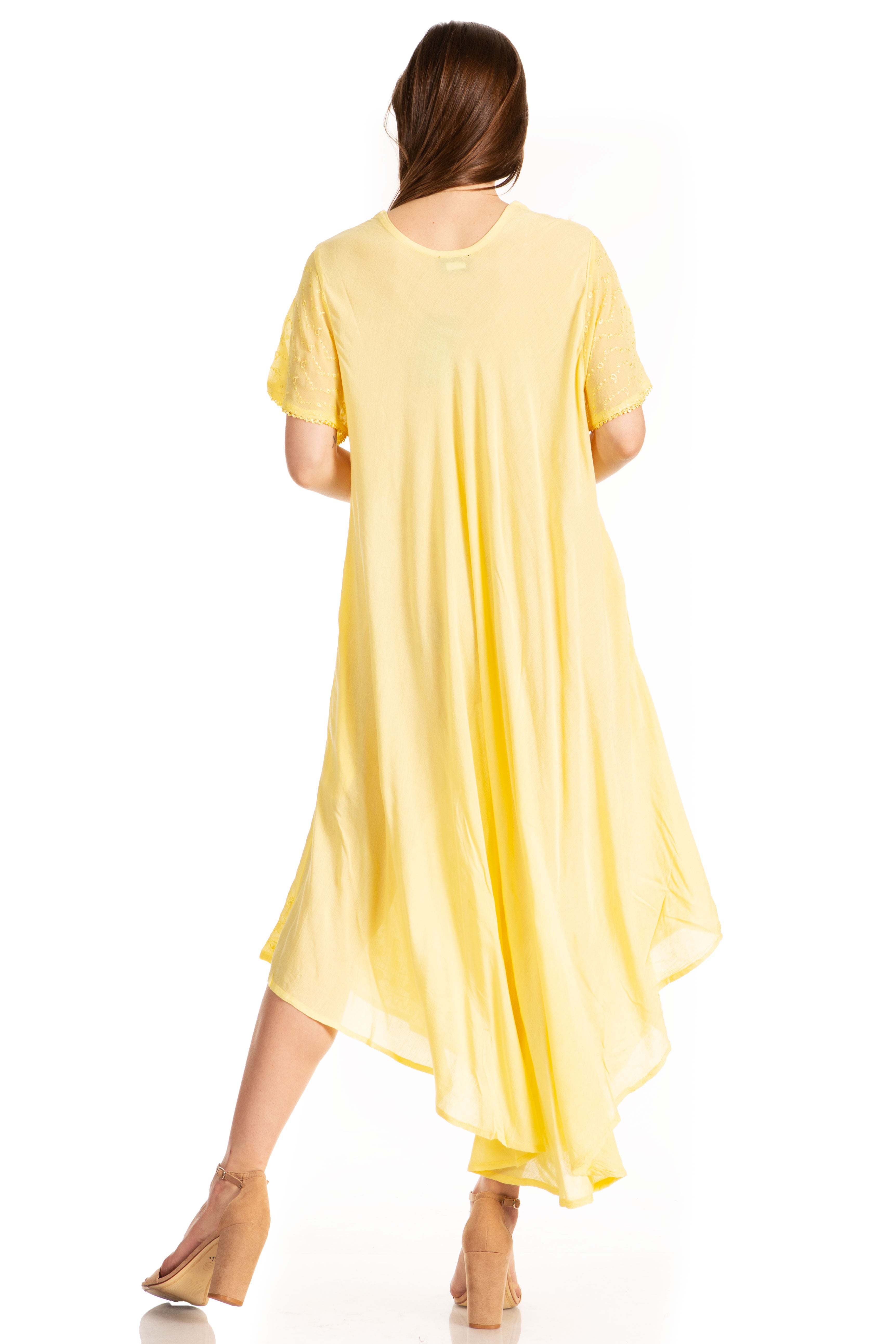 Women’s Relaxed Embroidered Caftan Dress