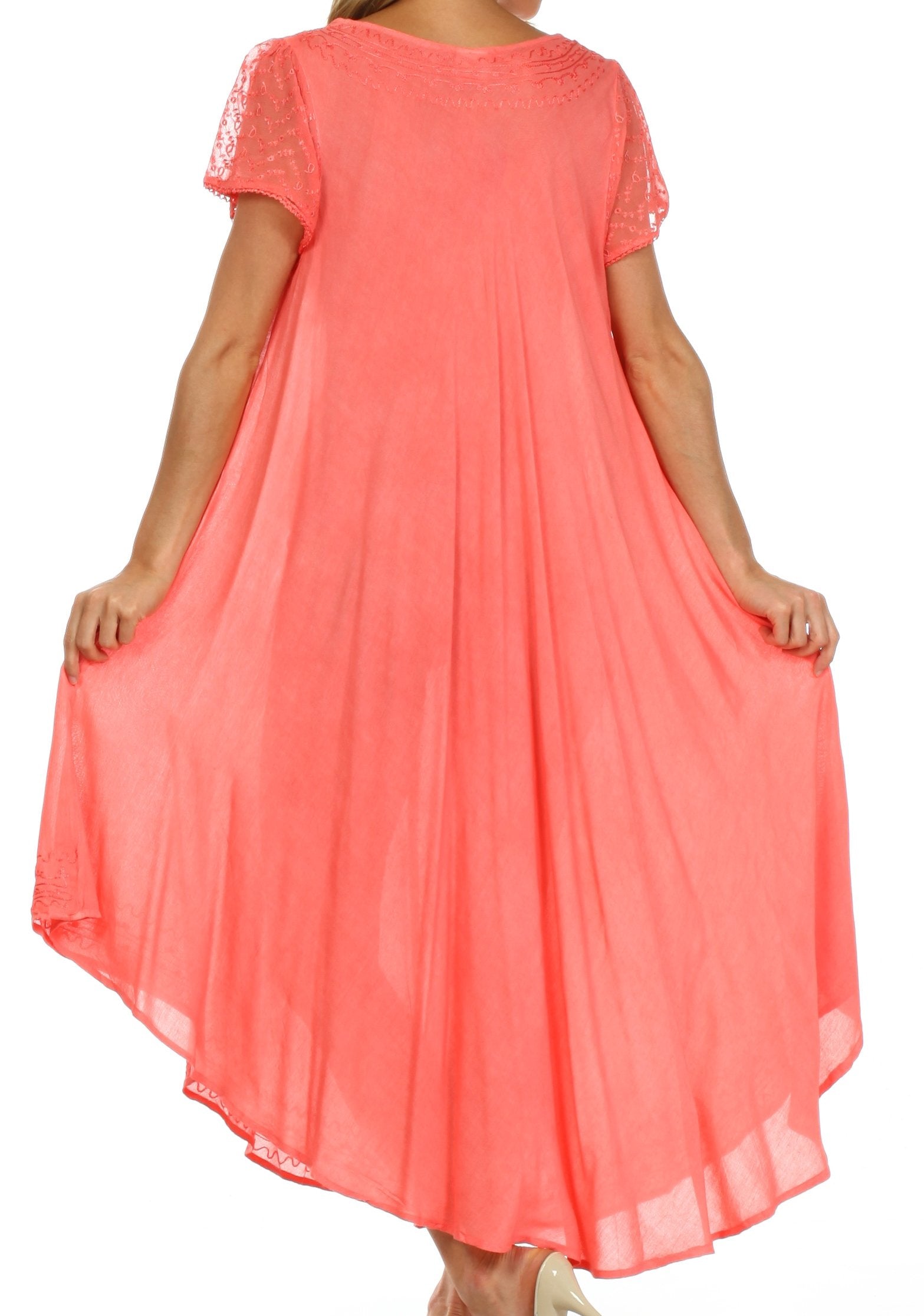 Women’s Relaxed Embroidered Caftan Dress