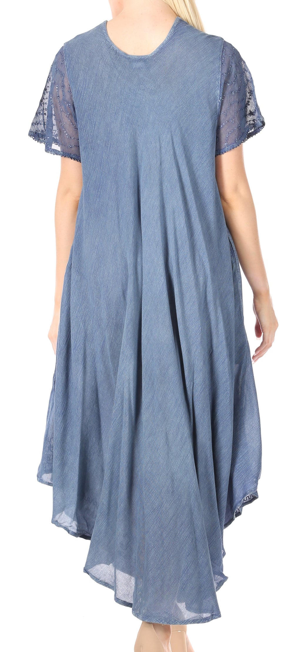 Women’s Relaxed Embroidered Caftan Dress