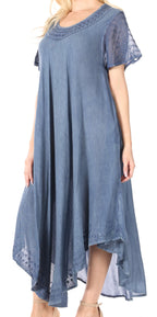 Women’s Relaxed Embroidered Caftan Dress