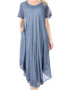 Women’s Relaxed Embroidered Caftan Dress