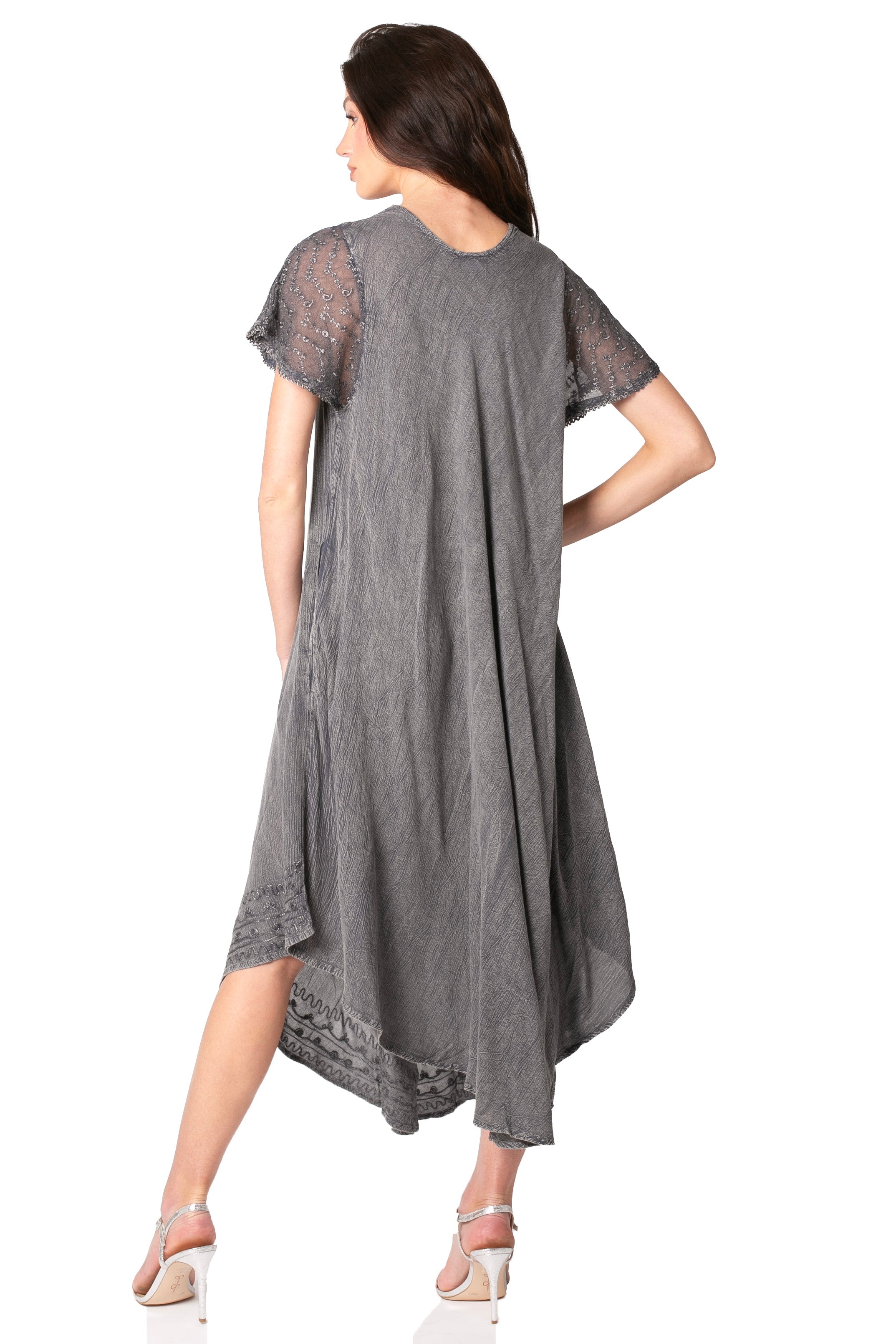 Women’s Relaxed Embroidered Caftan Dress