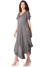 Women’s Relaxed Embroidered Caftan Dress