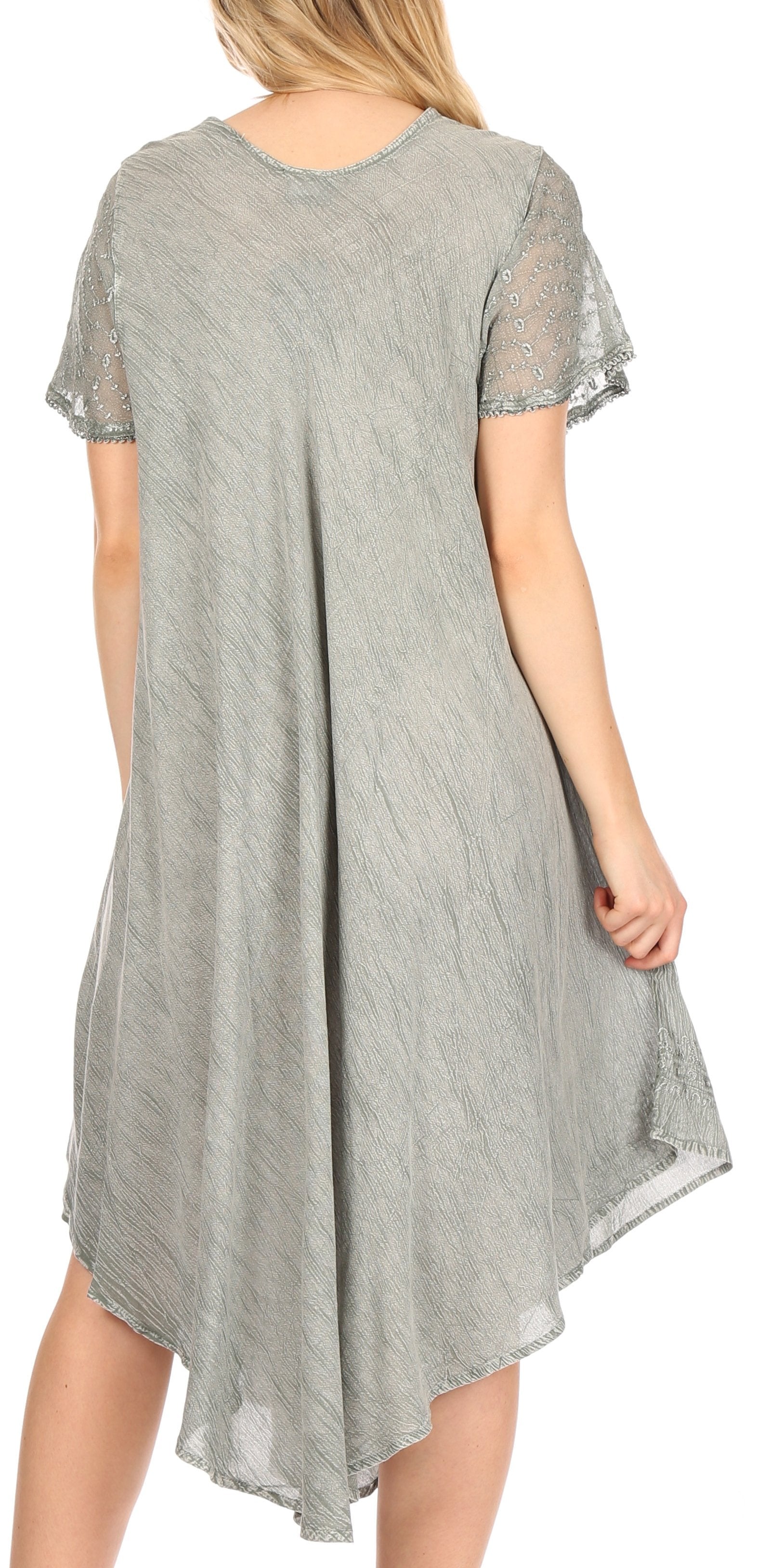Women’s Relaxed Embroidered Caftan Dress