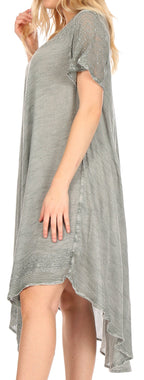 Women’s Relaxed Embroidered Caftan Dress