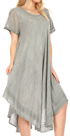 Women’s Relaxed Embroidered Caftan Dress