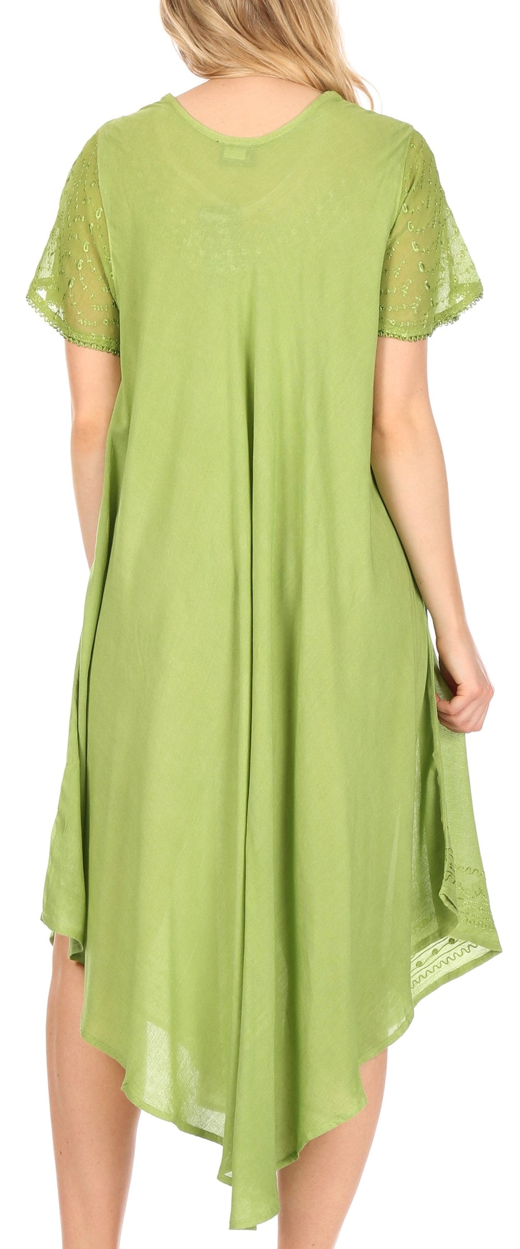 Women’s Relaxed Embroidered Caftan Dress