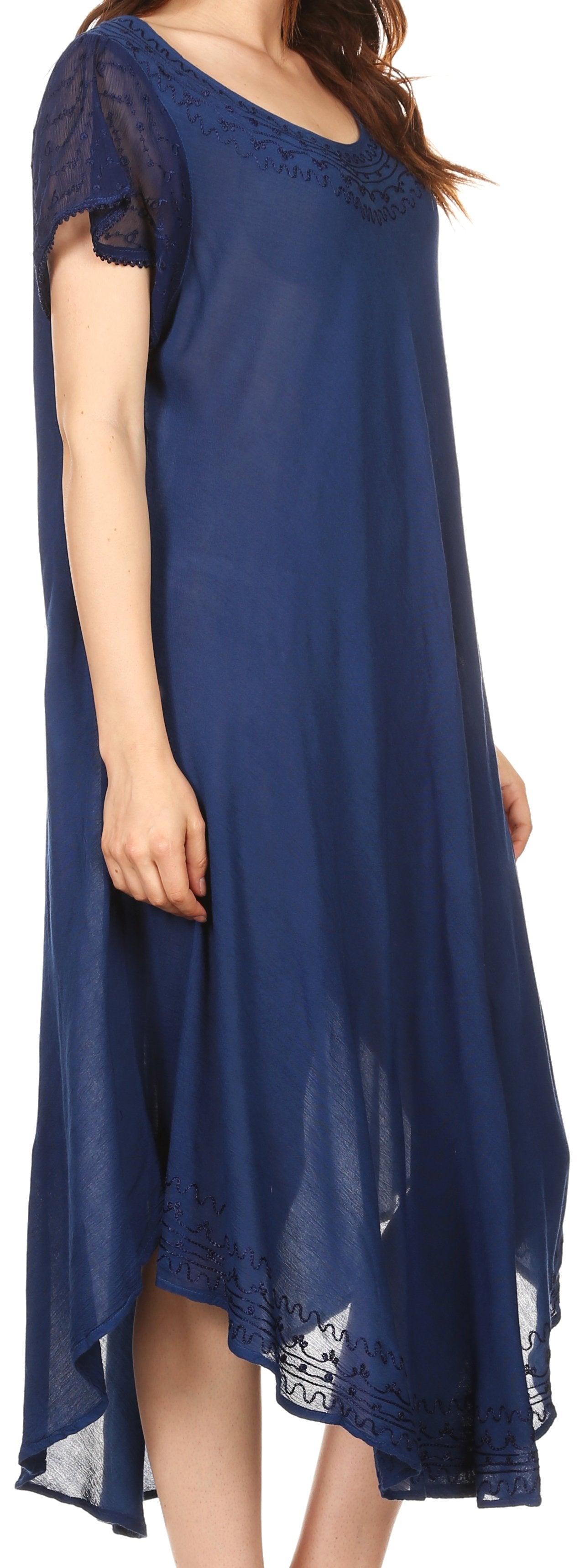 Women’s Relaxed Embroidered Caftan Dress
