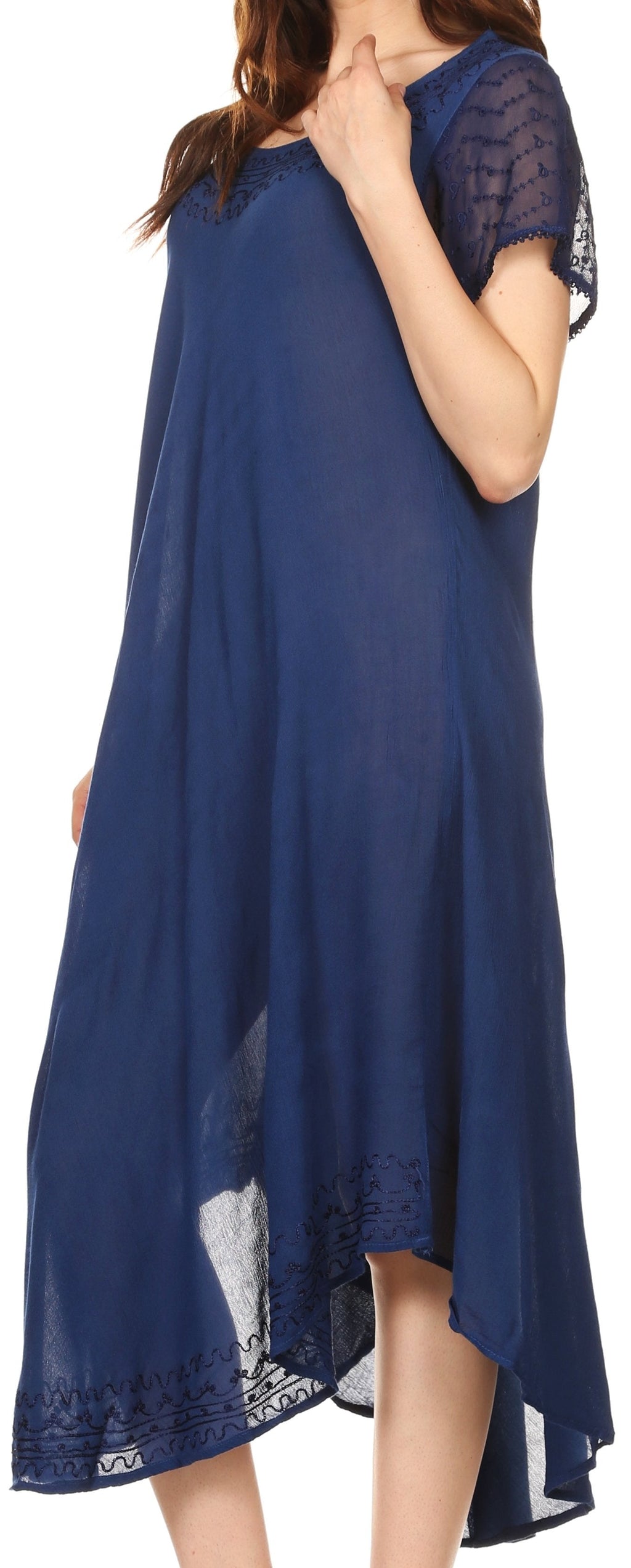 Women’s Relaxed Embroidered Caftan Dress