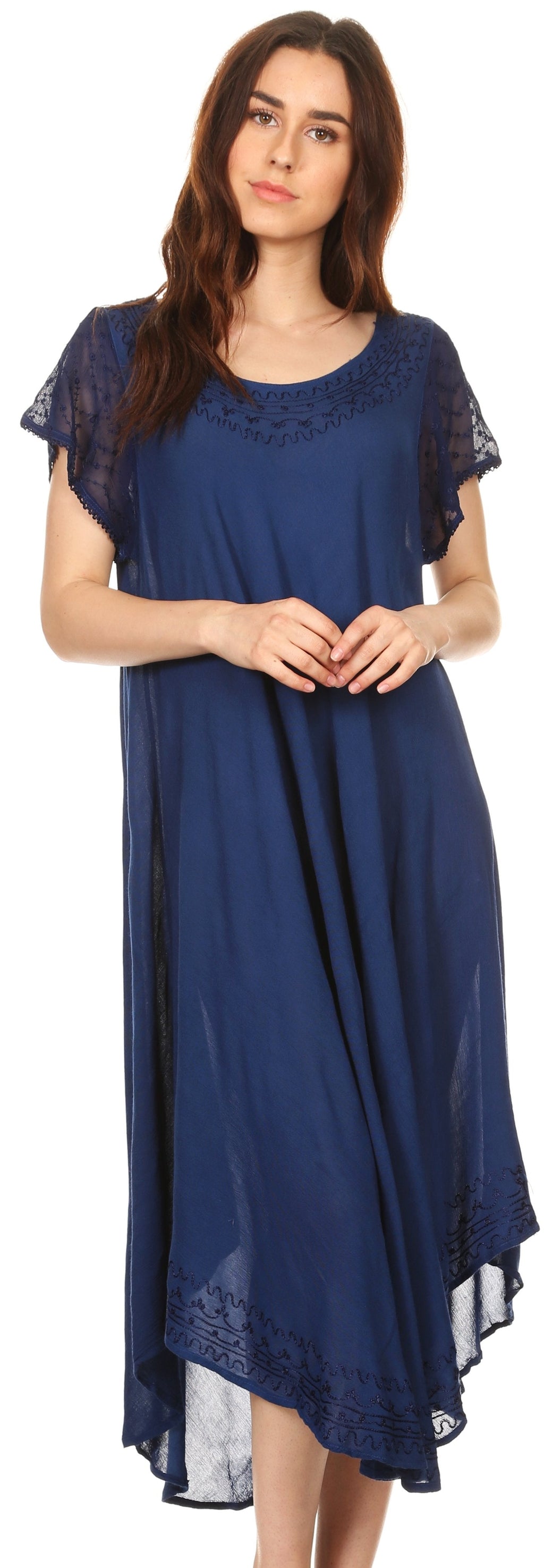 Women’s Relaxed Embroidered Caftan Dress