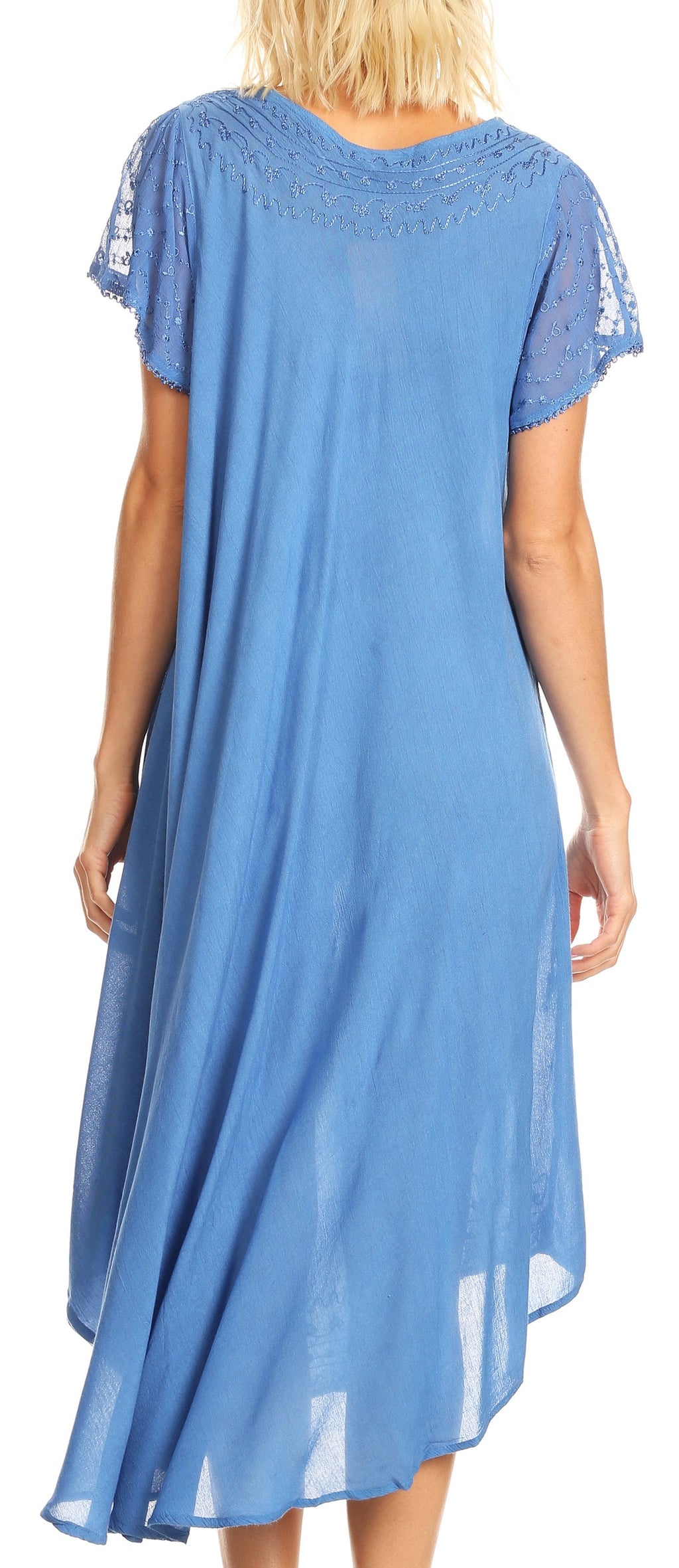 Women’s Relaxed Embroidered Caftan Dress