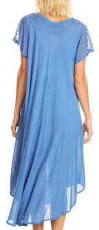 Women’s Relaxed Embroidered Caftan Dress