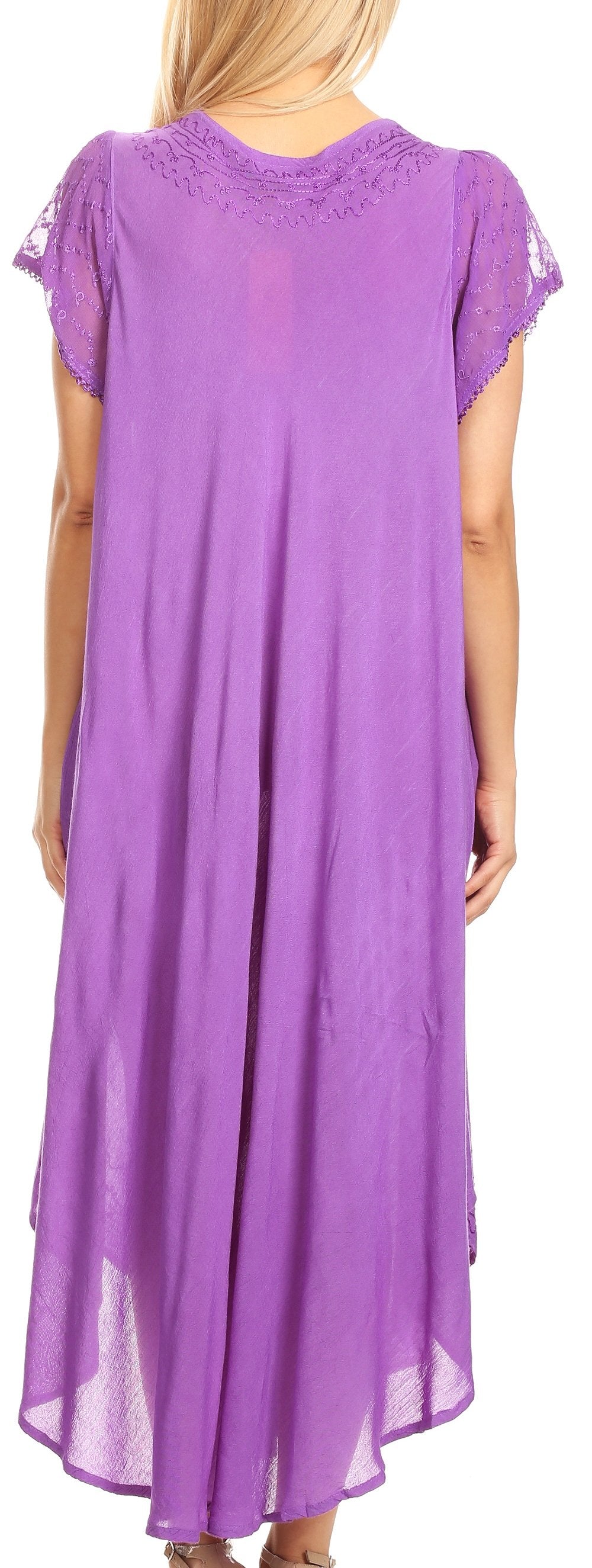 Women’s Relaxed Embroidered Caftan Dress