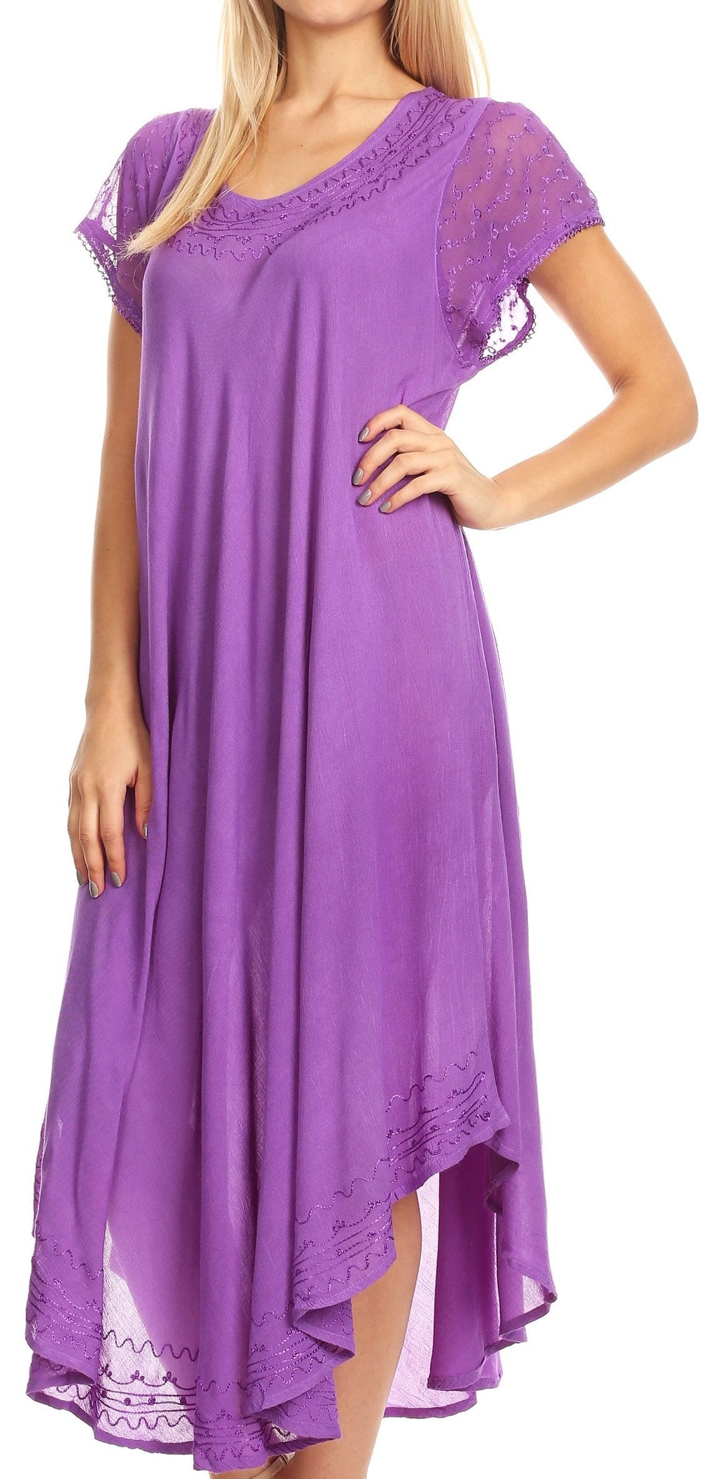 Women’s Relaxed Embroidered Caftan Dress