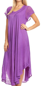 Women’s Relaxed Embroidered Caftan Dress