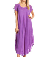 Women’s Relaxed Embroidered Caftan Dress
