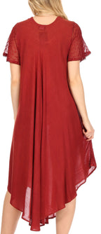 Women’s Relaxed Embroidered Caftan Dress