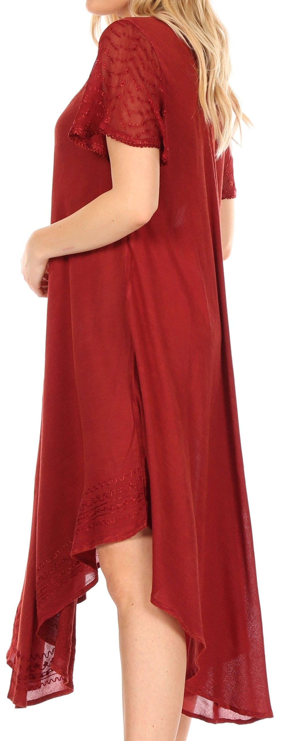 Women’s Relaxed Embroidered Caftan Dress