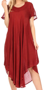 Women’s Relaxed Embroidered Caftan Dress