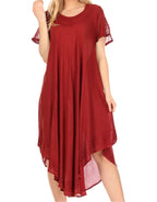 Women’s Relaxed Embroidered Caftan Dress