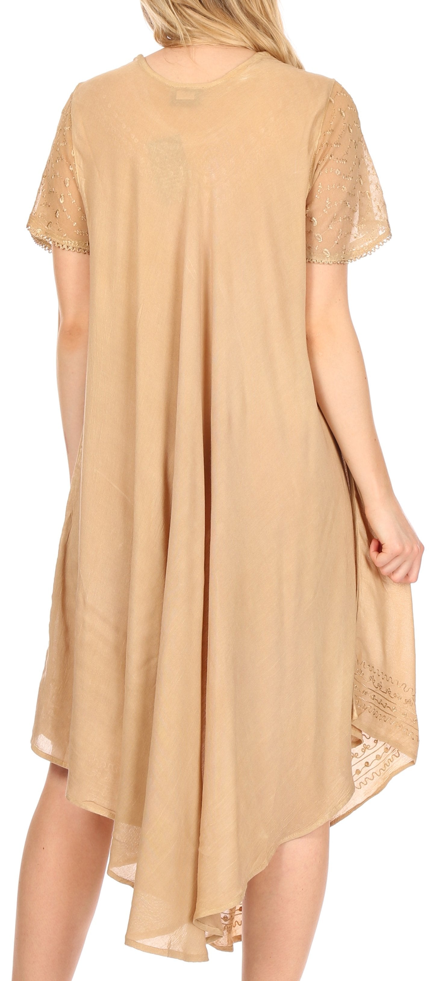 Women’s Relaxed Embroidered Caftan Dress