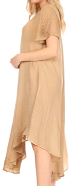 Women’s Relaxed Embroidered Caftan Dress
