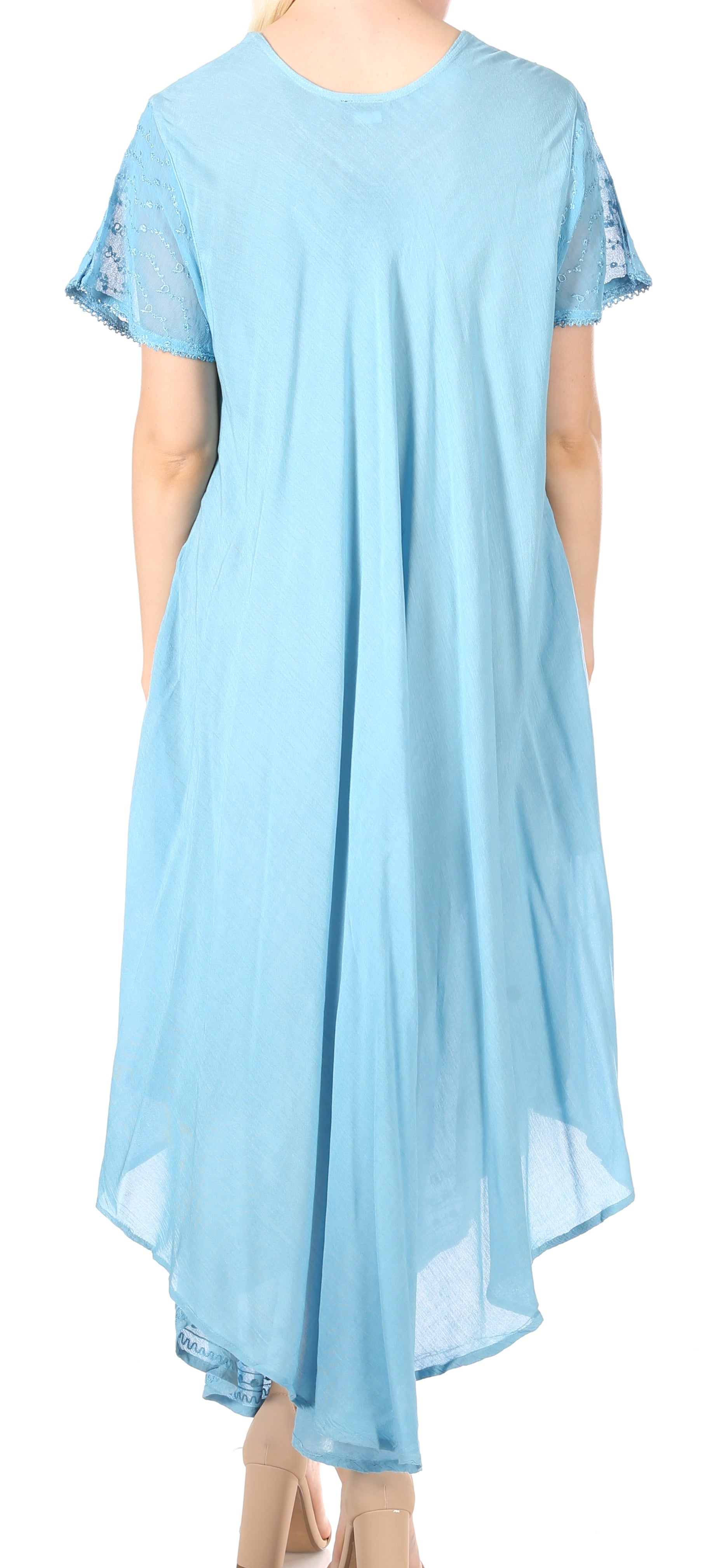 Women’s Relaxed Embroidered Caftan Dress
