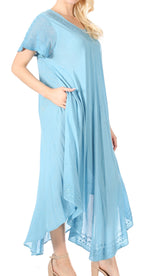 Women’s Relaxed Embroidered Caftan Dress