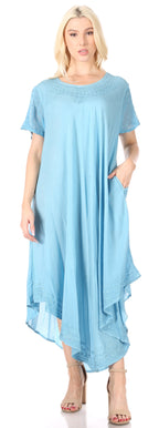 Women’s Relaxed Embroidered Caftan Dress