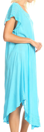 Women’s Relaxed Embroidered Caftan Dress