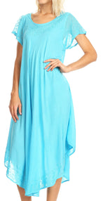 Women’s Relaxed Embroidered Caftan Dress
