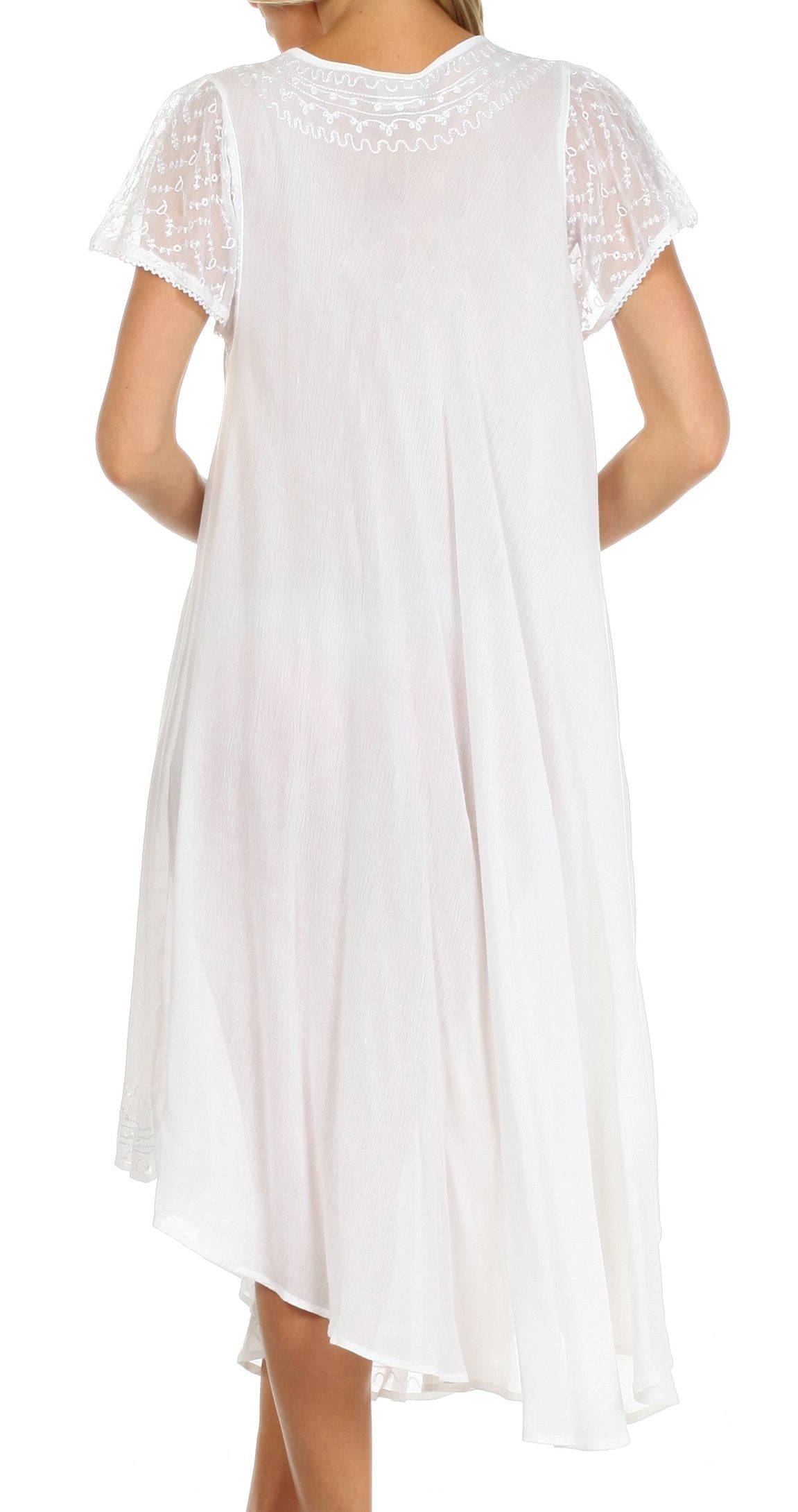 Women’s Relaxed Embroidered Caftan Dress
