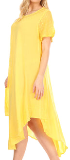 Women’s Relaxed Embroidered Caftan Dress