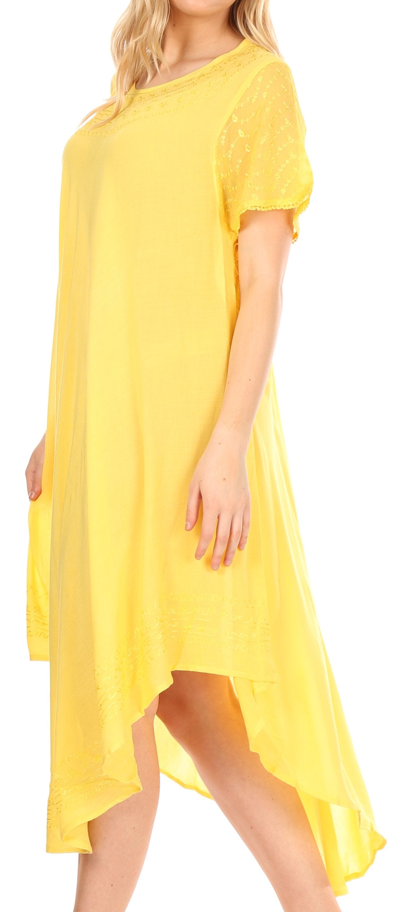 Women’s Relaxed Embroidered Caftan Dress