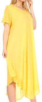 Women’s Relaxed Embroidered Caftan Dress