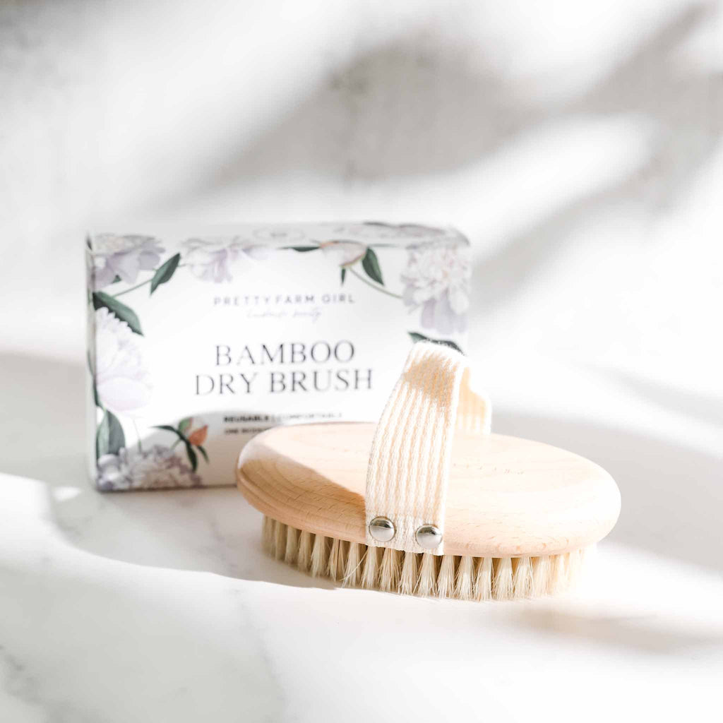 Dry Body Brush – Natural Bristle Exfoliating Brush