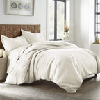 500 Thread Count Organic Cotton Sateen Duvet Cover Set