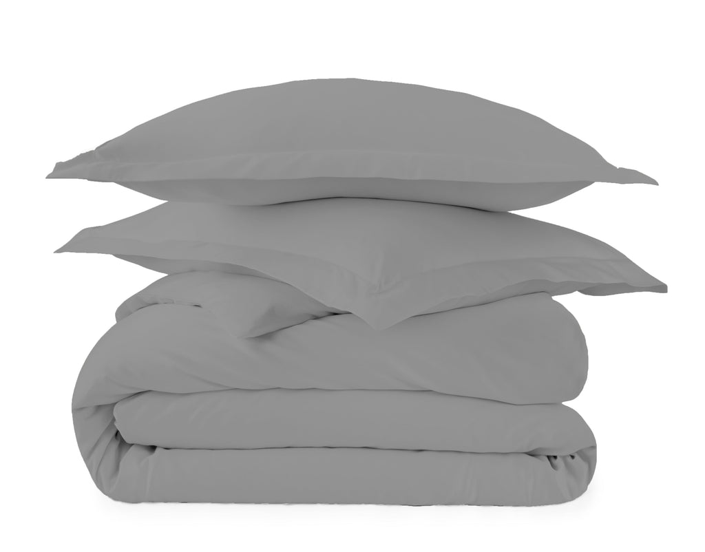 500 Thread Count Organic Cotton Sateen Duvet Cover Set