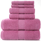 6-Piece Cotton Absorbent Bath Towel Set