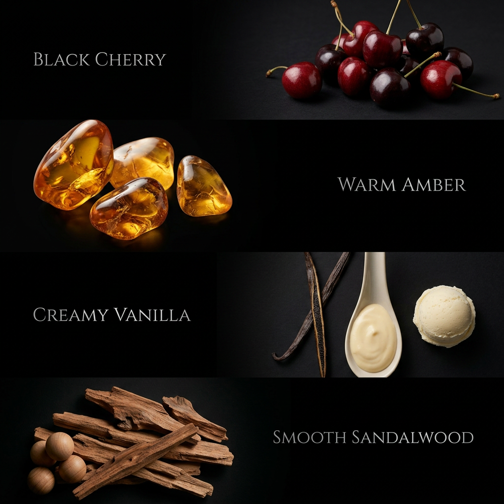 Black Obsidian Shimmer Body Oil – Amber & Vanilla