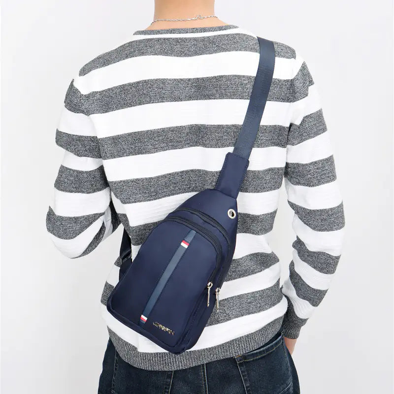 Waterproof Nylon Crossbody Chest Bag