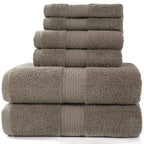 6-Piece Cotton Absorbent Bath Towel Set