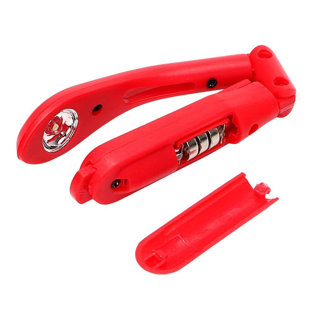 Rechargeable Folding Clip-On LED Book Light – Black, Blue or Red