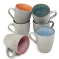 6-Piece Ceramic Coffee Mug Set – Btat (12 oz)
