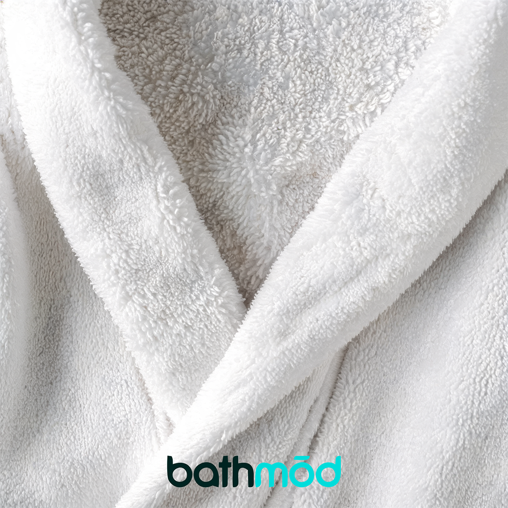 Organic Turkish Cotton Bathrobe & Slipper Set