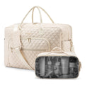 Travel Weekender Duffle Bag – Beige LoveVook