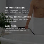 Hydrogen Bath Soak Tablets – 60 or 180 Count