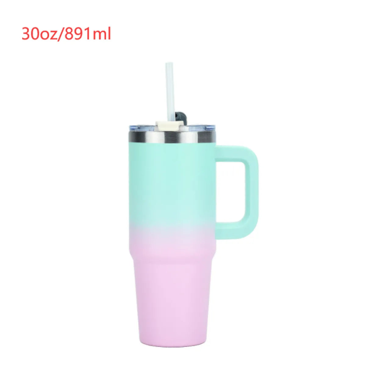 Stainless Steel Vacuum Insulated Tumbler with Lid & Straw