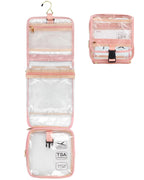 Clear TSA-Approved Hanging Toiletry Bag